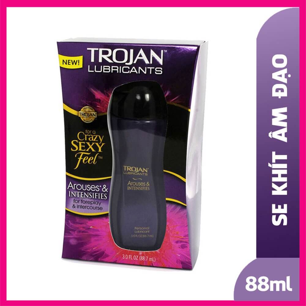 Gel bôi trơn tăng khoái cảm dành cho nữ Trojan Arouses & intensifies USA 88ml