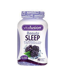 Kẹo dẻo ngủ ngon vị mâm xôi Vitafusion Beauty Sleep Gummies 90 viên Mỹ