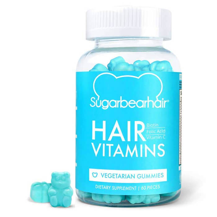 Kẹo gấu mọc tóc Sugarbearhair Hair Vitamins 60 viên Mỹ