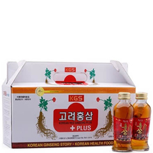 Nước hồng sâm KGS Hàn Quốc có củ cao cấp 120ml x 10 chai 