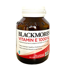 Viên uống Vitamin E 1000IU Natural Blackmores 30 viên Úc