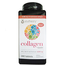 Thuốc Collagen chống lão hóa DaYoutheory 390 viên Type 1 2 & 3 Mỹ - Collagen 6000mg Youtheory + Biotin