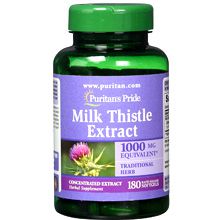 Viên uống bổ gan Milk Thistle Extract 1000mg Puritan’s Pride 180 viên Mỹ