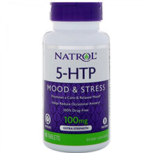 Viên uống hỗ trợ giảm căng thẳng Natrol 5-HTP Mood & Relaxation 150 viên Mỹ